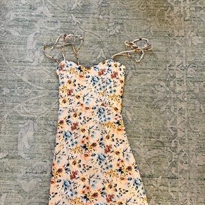 Floral Spaghetti Strap Dress